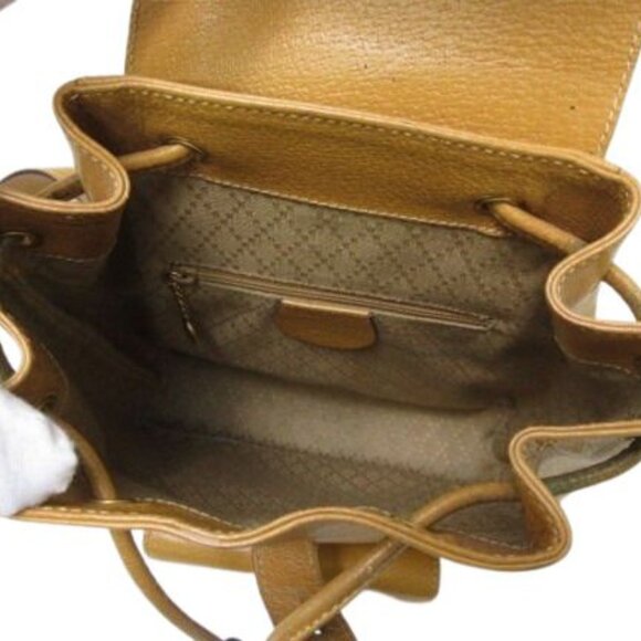 Gucci Backpack Bamboo 003-2034-0030 Light Brown Leather Old main image 7